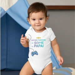 Body Bebê Personalizado Futuro Parceiro de Game do Papai - comprar online