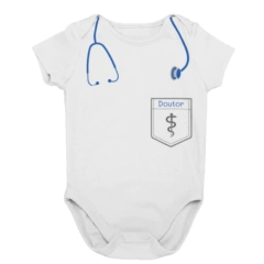 Body Bebê Personalizado Temático Médico Doutor - comprar online