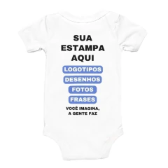 Body Bebê Personalizado Frente OU Costas - comprar online