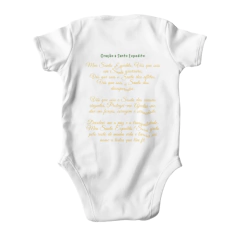 Body Bebê Religioso Santo Expedito com Oração | Dona Kraft - comprar online