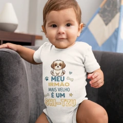 Body Bebê Meu Irmão Mais Velho É Um Shi Tzu
