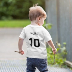 Camiseta Infantil São Paulo Tricolor Personalizada com Nome e Número na internet