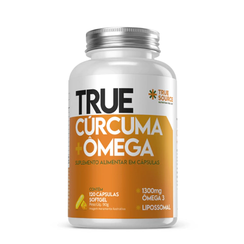 TRUE CURCUMA + OMEGA LIPOSSOMAL C/ 120 CAPS