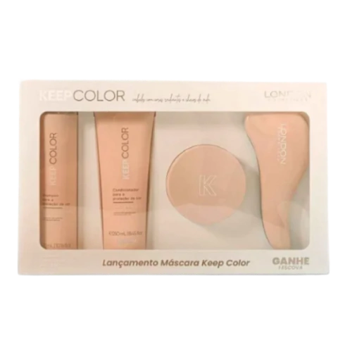 KIT KEEP COLOR LONDON COSMÉTICOS COM ESCOVA MAGICA