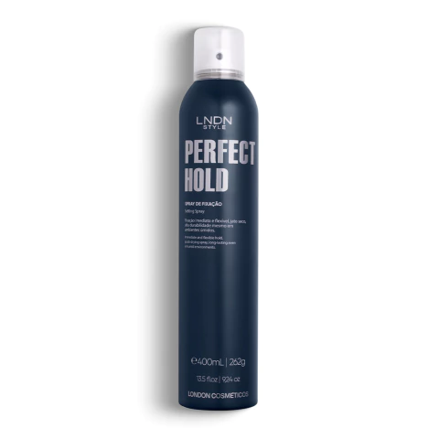 PERFECT HOLD - SPRAY FIXAÇÂO CAPILAR LONDON COSMÉTICOS 400ML - comprar online