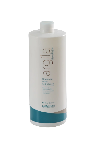 SHAMPOO ARGILA RECONTRUCTION ULTRA-HIDRATANTE LONDON COSMÉTICOS 1000ML