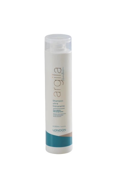 SHAMPOO ARGILA RECONTRUCTION ULTRA-HIDRATANTE LONDON COSMÉTICOS 300 ML