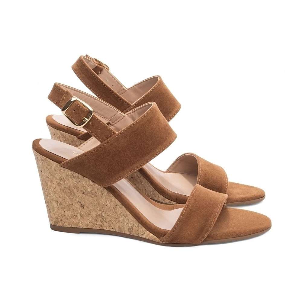 Sandália Plataforma de Cunha Anabela 4074B