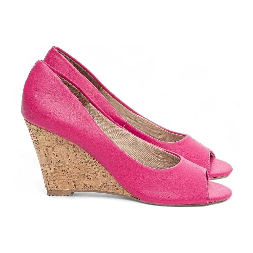 Anabela Plataforma Cunha Feminina 105H