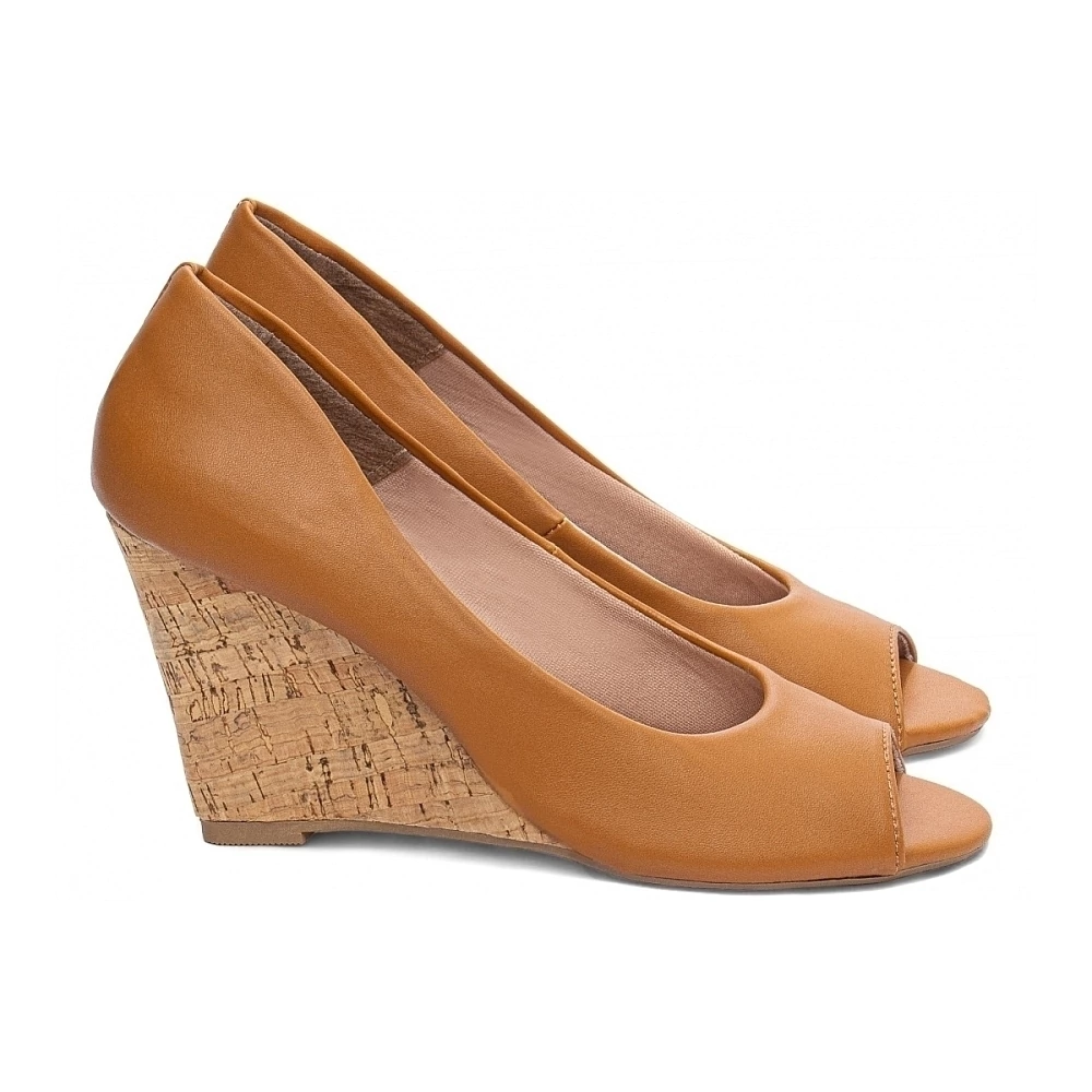 Anabela Plataforma Cunha Feminina 105D