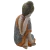 Escultura Buda Sentado Resina Contemplativo Decorativa M