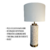 Luminária Abajur cor Pedra Dourado Mesa Criado Quarto Cúpula - Natuhome | Esculturas, Decoração, Peças Decorativas E Muito Mais