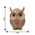 Escultura Coruja em Resina Detalhe Espelhado Decorativa P - comprar online