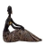 Escultura Africana em Resina Sentada Diferenciada