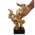 Escultura Casal Rosto Romantico Dourado em Resina Decorativo - Natuhome | Esculturas, Decoração, Peças Decorativas E Muito Mais