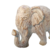 Escultura de Elefante em Resina Médio no Tom Madeira - comprar online