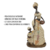 Escultura Africana Mãe e Filha em Resina no tom Bege - comprar online