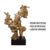 Escultura Casal Rosto Romantico Dourado em Resina Decorativo na internet