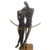 Imagem do Escultura Casal em Resina no Circulo em Metal Decoração