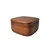 Caixa decorativa em resina com design rattan com tampa