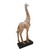 Escultura Girafa em Resina com Cabeça Prateada P - loja online