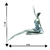 Imagem do Escultura bailarina sentada resina balet prateada graciosa