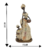 Escultura Africana Mãe e Filha em Resina no tom Bege