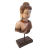 Escultura Busto Buda Resina Decorativa Pedestal Espiritual - Natuhome | Esculturas, Decoração, Peças Decorativas E Muito Mais