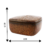 Caixa decorativa em resina com design rattan com tampa - loja online