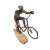 Escultura Bicicleta em Metal com Ciclista e Base em Resina na internet