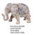 Escultura de Elefante Grande em Resina no Tom Madeira na internet