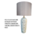 Luminária Abajur Cinza De Mesa Criado Quarto Com Cúpula - Natuhome | Esculturas, Decoração, Peças Decorativas E Muito Mais
