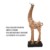 Escultura Girafa em Resina com Cabeça Prateada P na internet