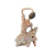 Escultura bailarina sentada decorativa ballet em resina rosa na internet