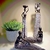 Escultura Africana em Resina Carregando o Vaso Diferenciada - comprar online