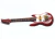 Mini instrumento musical guitarra decorativo