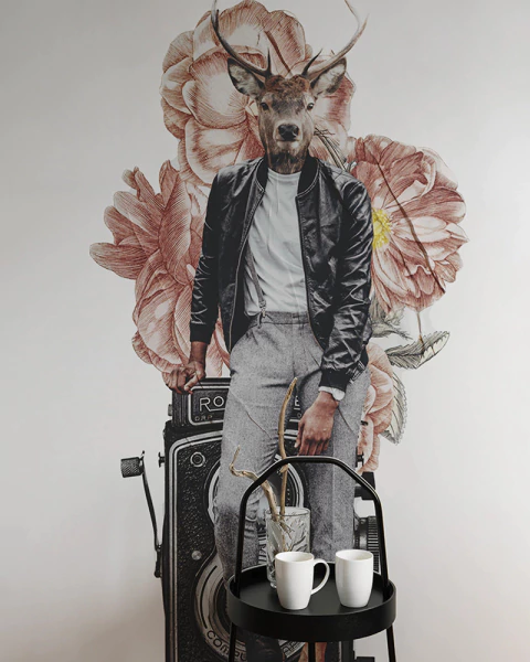 Lambe-Lambe Alce para Parede – Decoração Criativa e Moderna - comprar online