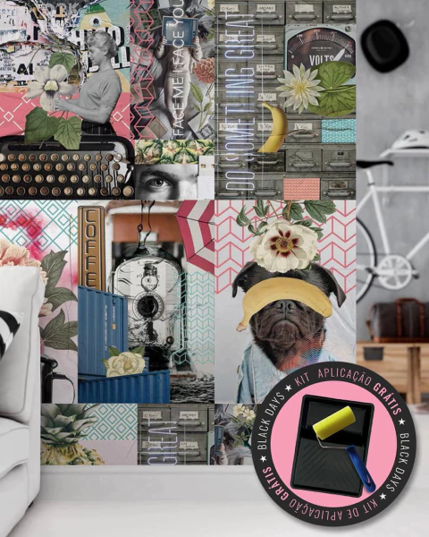 Kit de Lambe-Lambe Colagem para Parede – Decoração Criativa e Moderna - comprar online