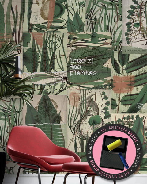 Kit de Lambe-Lambe Botânico para Parede – Decoração Criativa e Moderna - comprar online