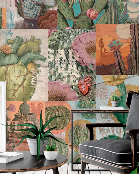 Kit de Lambe-Lambe Cactus para Parede – Decoração Criativa e Moderna - comprar online