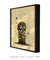 Quadro Decorativo Caveira Flores Black - comprar online