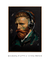 Quadro Decorativo Van Gogh Headphones - DoEdu Store