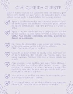 Molde de silicone Noivinhos na internet