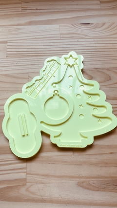 Molde de Silicone Árvore de Natal 3d