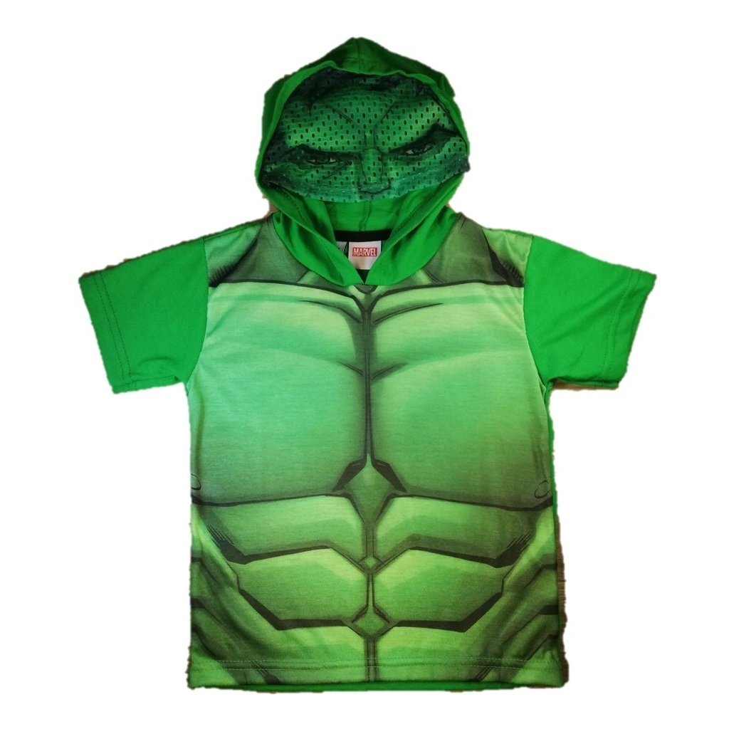 Remera Capucha Disfraz Hulk