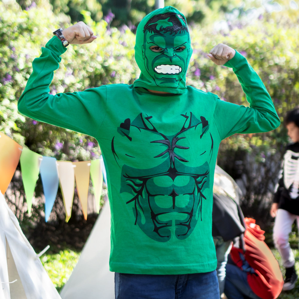 Remera Capucha Hulk