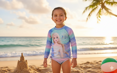 Malla Bikini Frozen Conjunto Uv - comprar online