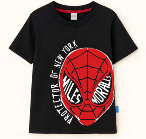 Remera Spiderman Ojos Miles Morales