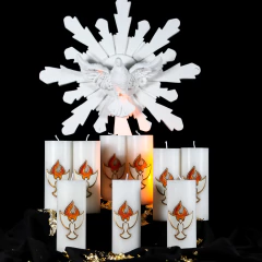 Vela Hóspede da Alma - 20x7,8cm - Exultet Velas