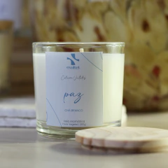 Vela Aromática Paz - Chá Branco - Exultet Velas